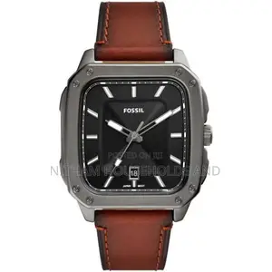 Fossil Fs5934 Inscription Square Watch for Men