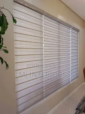 Luxury Window Zebra Blinds for Contemporary Interior Designs