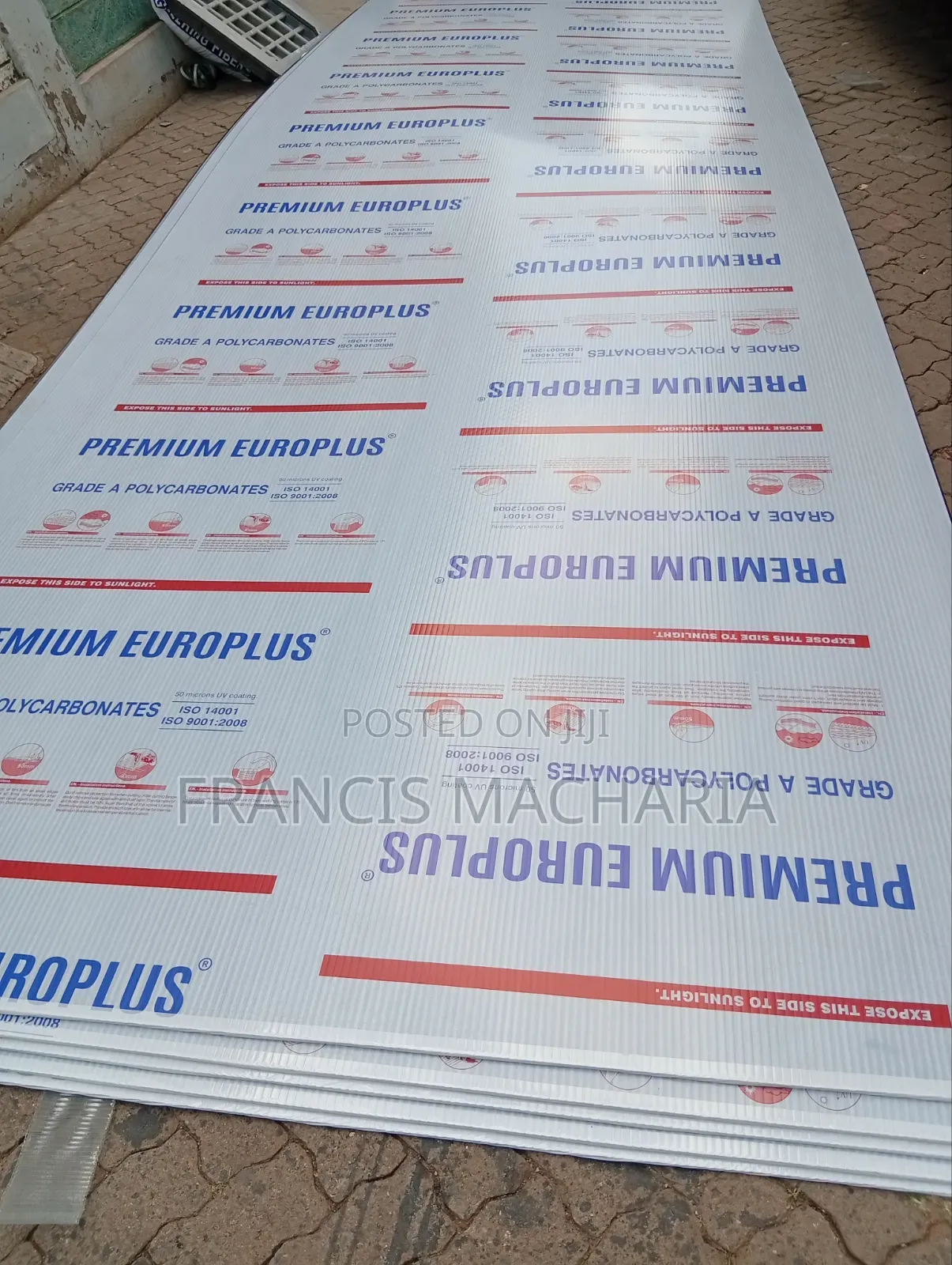Polycabonate Sheets 2.1meters by 5.8meters