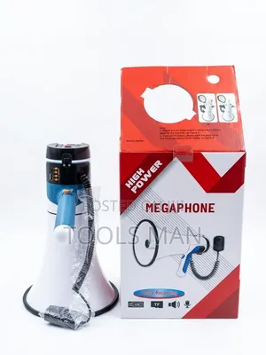 High Power Megaphone Bullhorn With 1000s Recording Usb Tf.