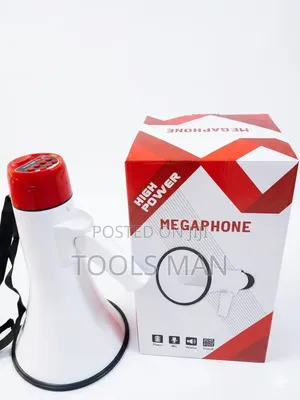 High Power Portable Megaphone Pa Speaker With Recording and Siren.