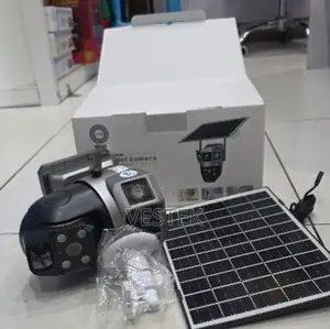 V380 Pro Solar Camera – Dual Lens, Motion Tracking Pir Detection