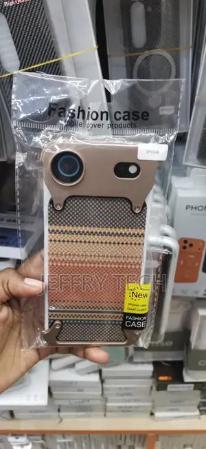 iPhone 17 Pro Max Geometric Tri-Color Plaid Case