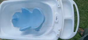 Portable Baby Bath Tub With Folding Stand - Great Condition