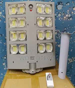 2000w Grey Solar Street Light + Pole + Motion Sensor + Remote Control