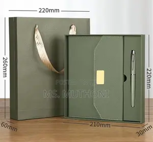 * Pu Leather Notebook With Pen Gift Set