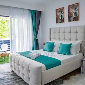 4x6 Chester Bed With Tufted Headboard