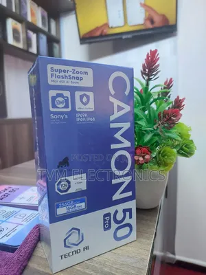 New Tecno Camon 50 Pro 256 GB Black