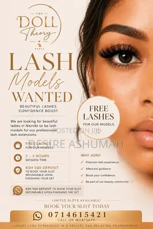 Lash Models Wanted – Free Lash Extensions