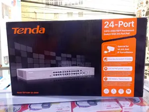 Tenda Rackmount 24 Port Poe Network Switch