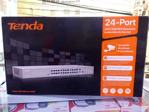 Tenda 24 Port Smart Poe CCTV Switch 250w