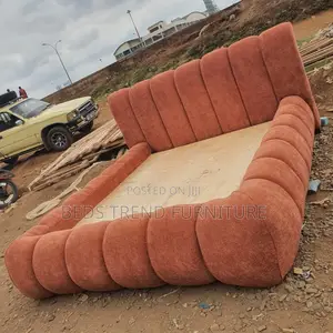 Burnt Orange 6 by 6 Bubble Bed