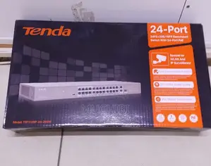 Tenda 24 Port Poe Switch Tef1126p-24-250w Original