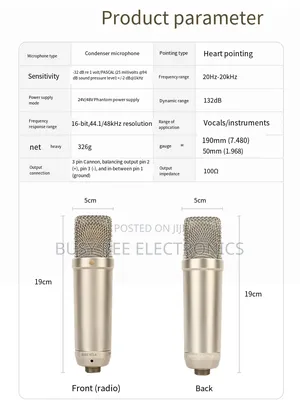 Rode Nt1 -5th Large Diaphragm Vocal Capacitor Microphone