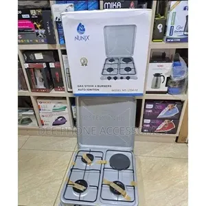 Nunix Lt04 02 Tabletop 3gas +1 Electric Burner Stove