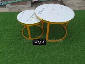 2-N 1 Center Tables Glass Wooden