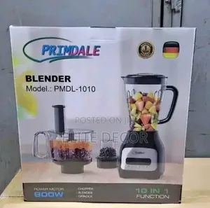 Primdale 10-in-1 Blender Food Processor – Chopper, Grinder Juicer