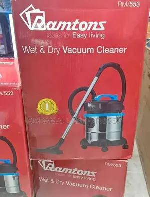 Ramtons Wet and Dry Vacuum Cleaner 21 Litres,Easy Mobility and Versa