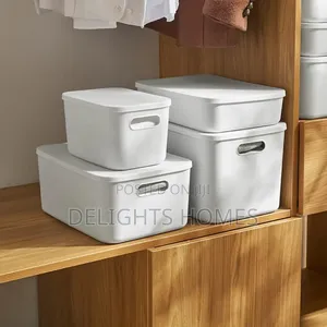 Modern Storage Basket With Lid_arv