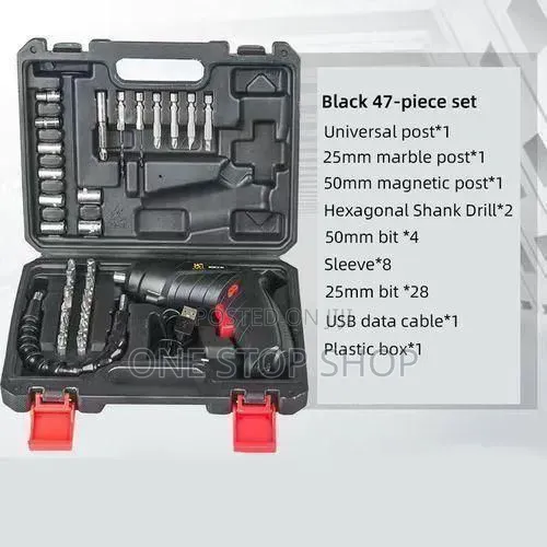 Reacheargeable Electric Screwdriver Kit For Home,Diy Project