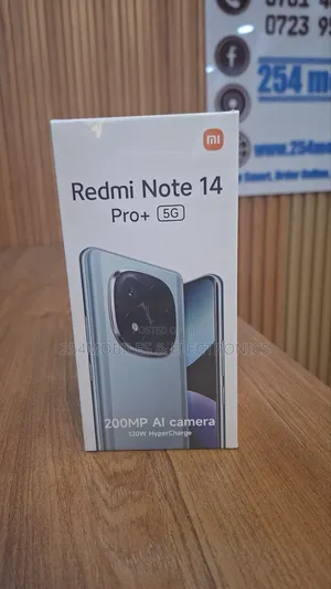 New Xiaomi Redmi Note 14 Pro+ 5G 256 GB Black