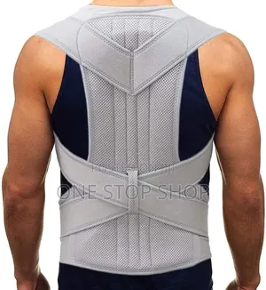 Posture Corrector With Adjustable Straps Mesh Panelupper Back Support