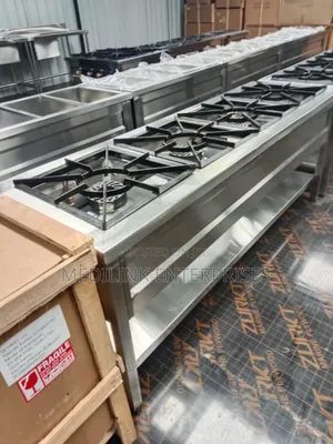 Ornile Stainless 4 Burner Cooker Commercial
