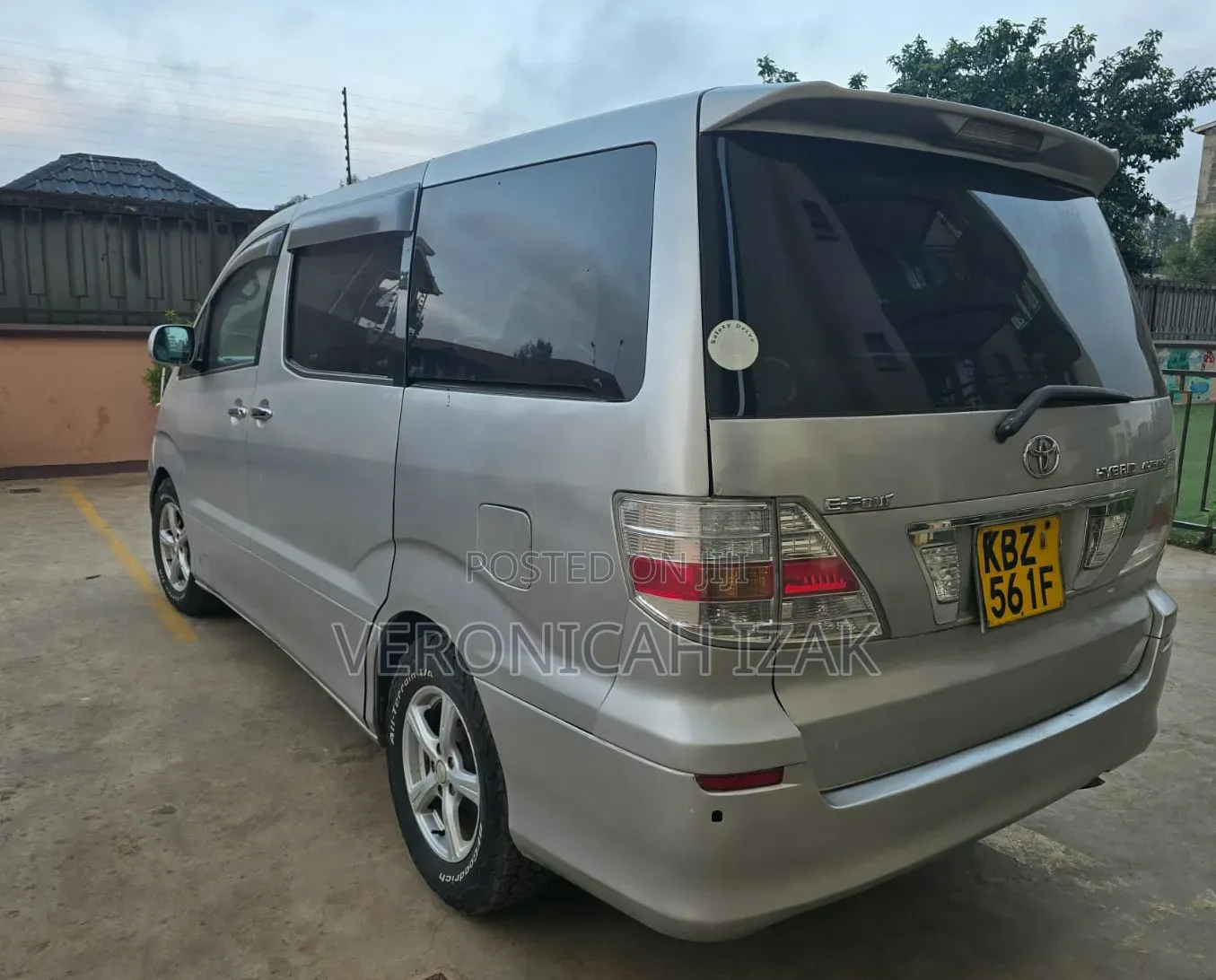 Toyota Alphard 2007 Silver