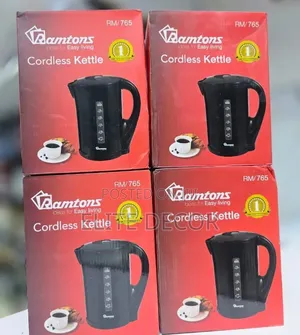 Ramtons Kettle Cordless Black 1.7l Rm776