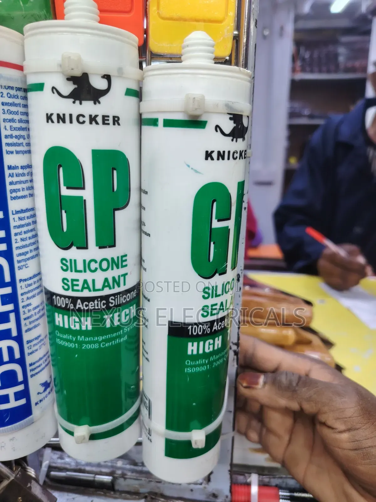 Silicone Gp Clear Black