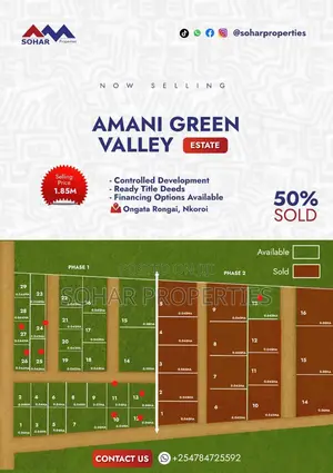 Ongata Rongai, Nkoroi - Residential Plots On