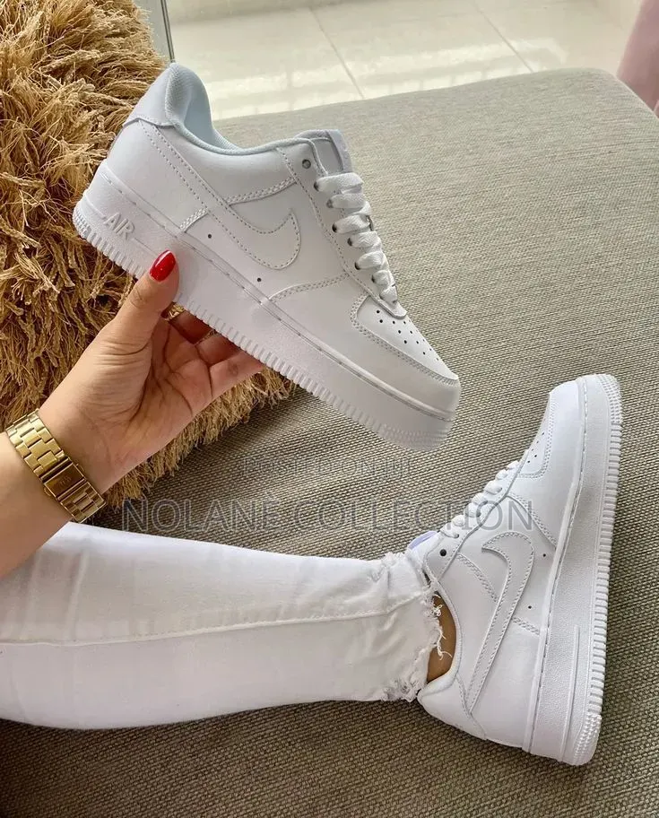 Nike Airforce 1 Plain Sneakers (Size 36-45)