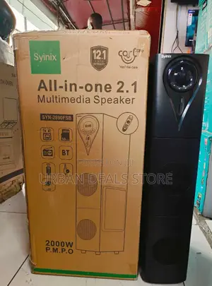Syinix All-in-One 2.1 Powerful Bass Multimedia Speaker – Syn2890fsb