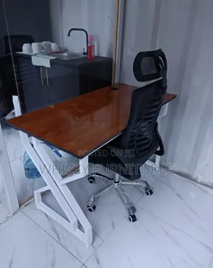 Office Workstation Set Desk + Ergonomic Chair