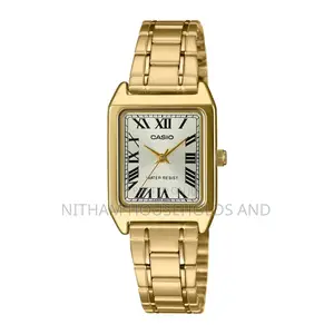 Casio LTP-V007g-9b Women’S Gold Stainless Steel Watch for Women