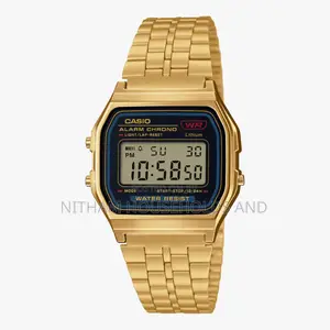 Casio Vintage A159wgea-1df Gold Digital Stainless Steel Watch