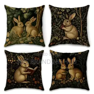 Rabbit Theme Cushion Cover (Rt