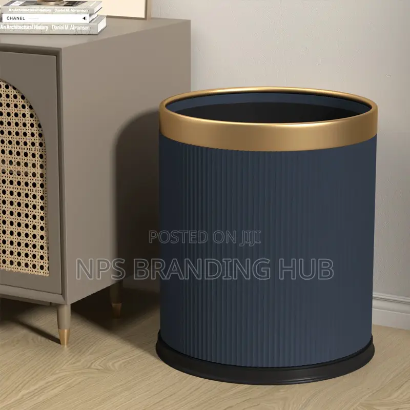 12l Cylindrical Exquisite Plastic Trash Dustbin (Rt