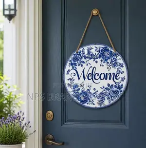 2d Flat Wooden Bathroom Hanging Decor Sign(Rt