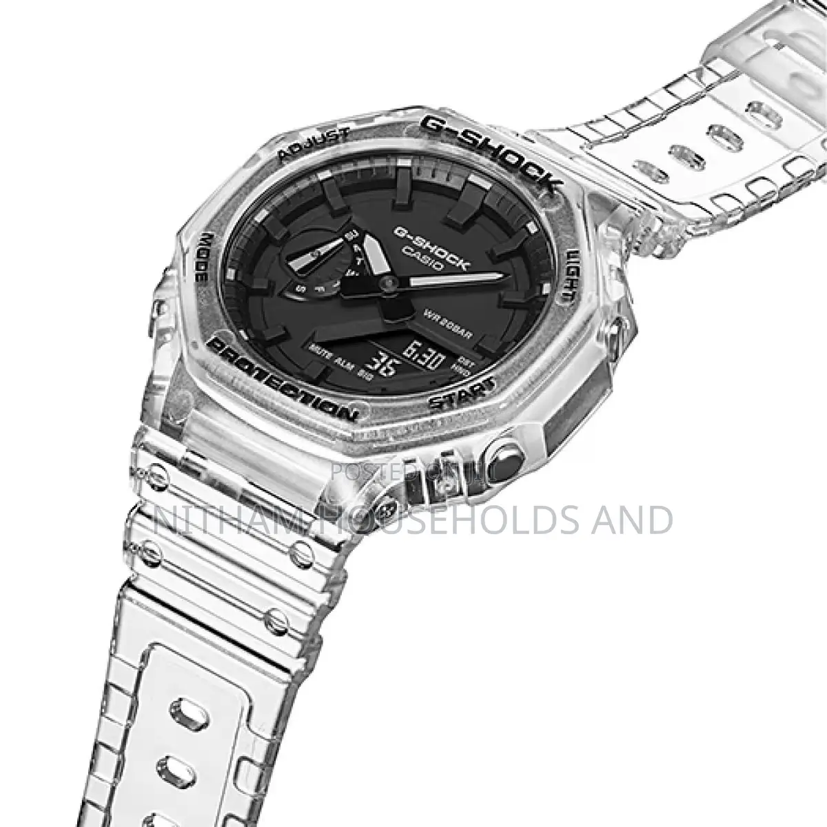 Casio Ga-2100ske-7a Transparent Carbon Core Watch