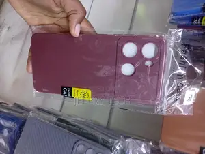 Maroon Liquid Silicone Phone Case for the Itel P40