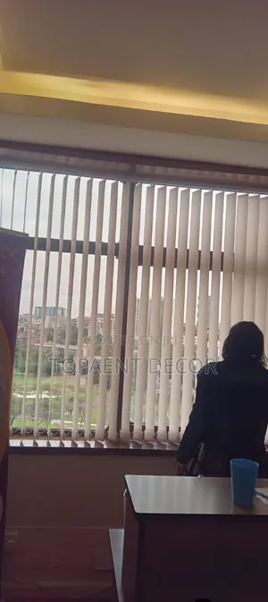 Opened, Staffroom Window Slats for Vertical Window Blinds