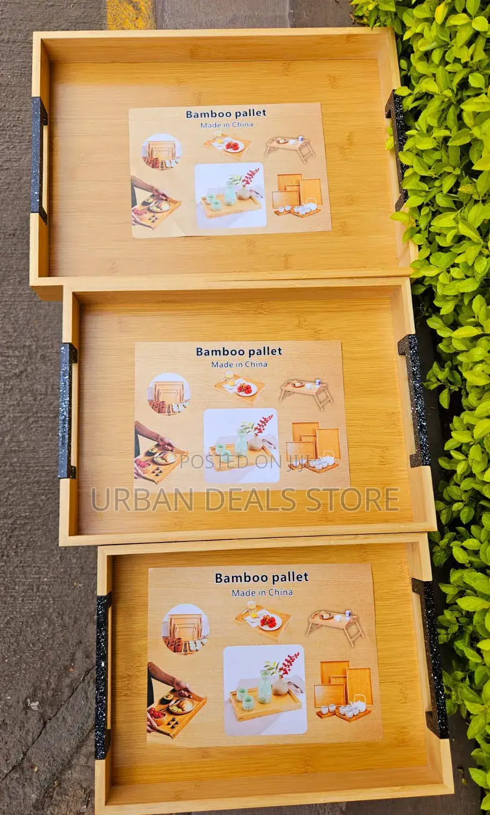Heavy Classic Style Bamboo Tray – New Arrival!