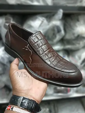 Genuine Leather Brown, Slip-on Clarks Official Shoes 40-45