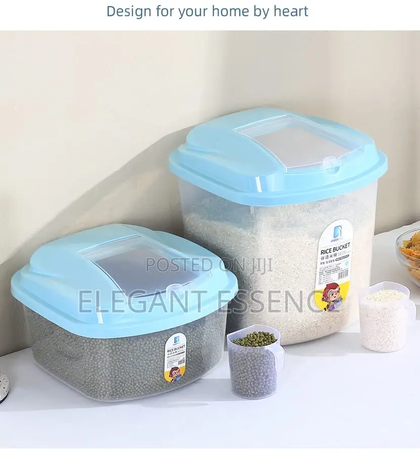 Plastic Cereal Containers/Rice Buckets-5kg