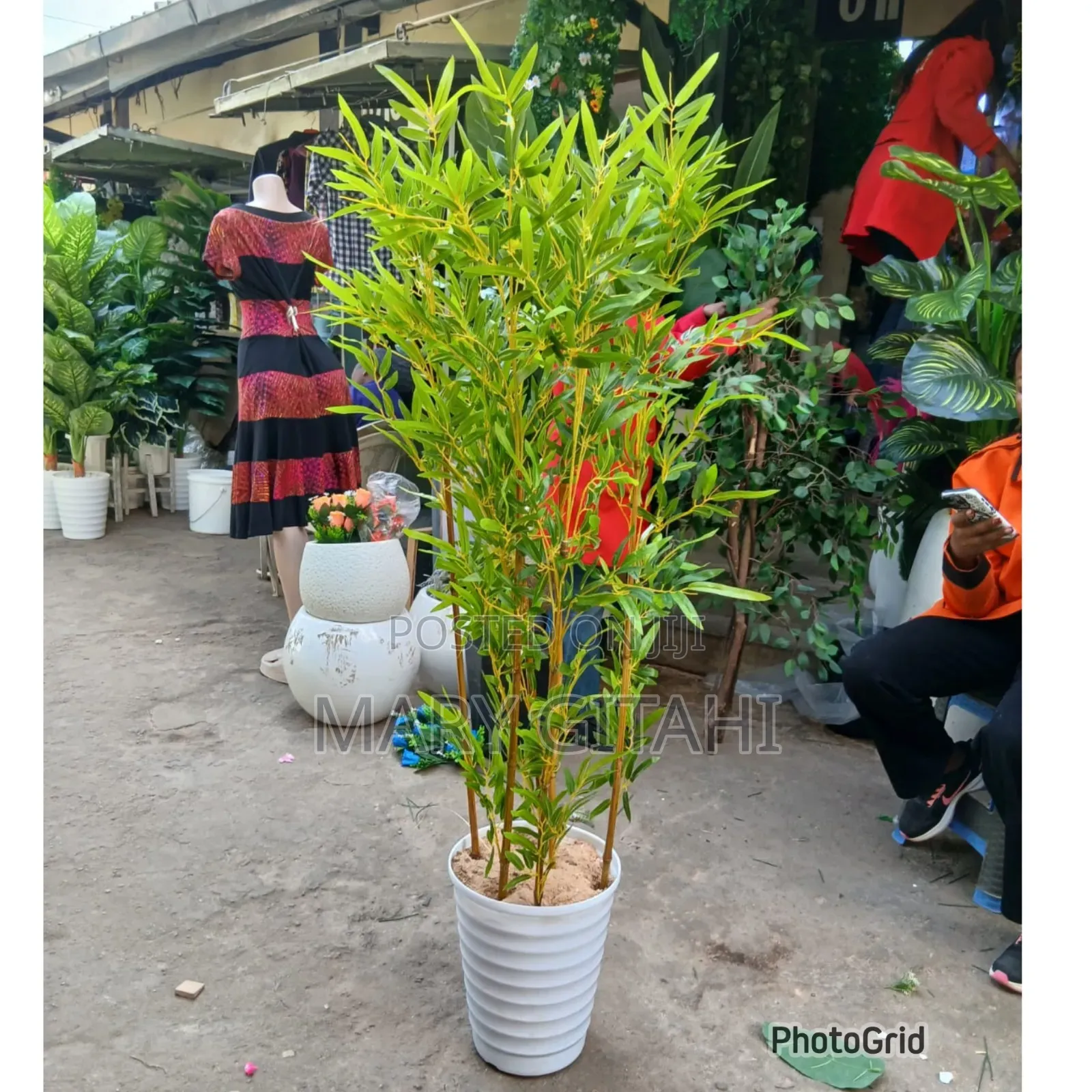 1.6m 
Yellow Artificial Bamboo Tree