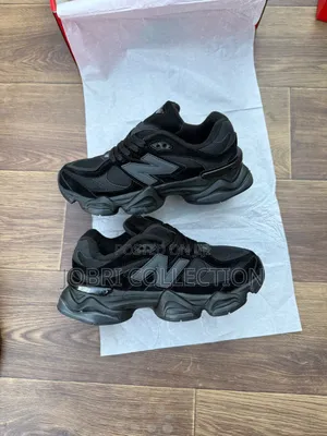 All Black New Balance 9060 Sneakers