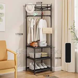 Multifunctional Corner Coat Or A Hat Rack With More Storage