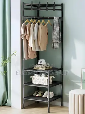 Multifunctional Corner Coat Or A Hat Rack With More Storage