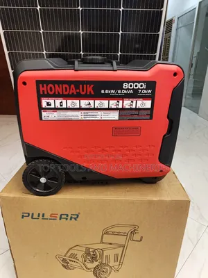 Honda 6.6kw 8kva Super Silent Keystart Portable Petrol Generator